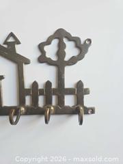 MaxSold Auction:  Vintage solid brass wall-mounted key holder - London (Ontario, Canada) SELLER MANAGED Downsizing Online Auction - Centre Street (CONDO)
