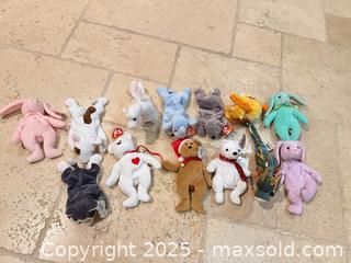 MaxSold Auction: Beanie Baby Collection - 13 pieces  - King (Ontario, Canada) SELLER MANAGED Downsizing Online Auction - 16th Sideroad
