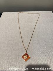 MaxSold Auction: 14kt gold chain with pendant  - Elgin (Ontario, Canada) SELLER MANAGED Estate Sale Online Auction - Main Street