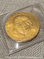 MaxSold Auction: Australian 100 corona gold coin 1915 - Elgin (Ontario, Canada) SELLER MANAGED Estate Sale Online Auction - Main
