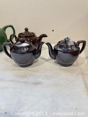 MaxSold Auction: Four tea pots  - Elgin (Ontario, Canada) SELLER MANAGED Estate Sale Online Auction - Main Street