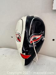 MaxSold Auction: Hand carved wooden mask  - Elgin (Ontario, Canada) SELLER MANAGED Estate Sale Online Auction - Main Street
