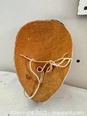 MaxSold Auction: Hand carved wooden mask  - Elgin (Ontario, Canada) SELLER MANAGED Estate Sale Online Auction - Main Street