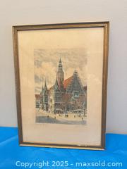 MaxSold Auction: Ludwig Rohbock Hand coloured print  - Elgin (Ontario, Canada) SELLER MANAGED Estate Sale Online Auction - Main Street