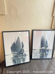 MaxSold Auction: Two framed boats watercolours  - Elgin (Ontario, Canada) SELLER MANAGED Estate Sale Online Auction - Main Street