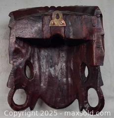 MaxSold Auction: Carved Hardwood Wall Mask, Southeast Asian / Balinese Style - Toronto (Ontario, Canada) PARTNER MANAGED Reseller Online Auction - Queen Street West