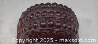 MaxSold Auction: Carved Hardwood Wall Mask, Southeast Asian / Balinese Style - Toronto (Ontario, Canada) PARTNER MANAGED Reseller Online Auction - Queen Street West