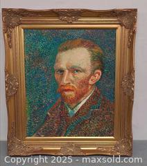 MaxSold Auction: Framed Oil-Style Post-Impressionist Male Portrait of Van Gogh, 27 x 31 in - Toronto (Ontario, Canada) PARTNER MANAGED Reseller Online Auction - Queen Street West