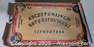 MaxSold Auction: HASKO Haskelite Mystic Board with Mystic Hand Planchette - Toronto (Ontario, Canada) PARTNER MANAGED Reseller Online Auction - Queen Street West