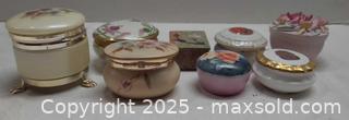 MaxSold Auction: Lot of 8 Small Decorative Trinket / Jewelry Boxes - Toronto (Ontario, Canada) PARTNER MANAGED Reseller Online Auction - Queen Street West
