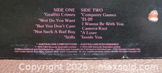 MaxSold Auction: Mi-Sex — Graffiti Crimes (12" Vinyl, Columbia PCC-90578) - Toronto (Ontario, Canada) PARTNER MANAGED Reseller Online Auction - Queen Street West