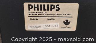MaxSold Auction: Philips SP3020 Pair Passive Bookshelf / Mini Tower Speakers - Toronto (Ontario, Canada) PARTNER MANAGED Reseller Online Auction - Queen Street West