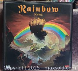 MaxSold Auction: Rainbow - Rising (1976) Vinyl LP, Oyster / Polygram, MIP-1-9339 - Toronto (Ontario, Canada) PARTNER MANAGED Reseller Online Auction - Queen Street West
