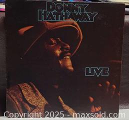 MaxSold Auction: Two Vintage 12&#34; Vinyl LPs: Donny Hathaway Live; Curtis in Chicago - Toronto (Ontario, Canada) PARTNER MANAGED Reseller Online Auction - Queen Street West