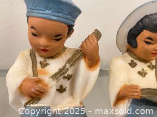 MaxSold Auction: Antique Chalkware Asian Boy and Girl Handmade Carved Figurines  - St. Catharines (Ontario, Canada) SELLER MANAGED Estate Sale Online Auction - Monique Crescent