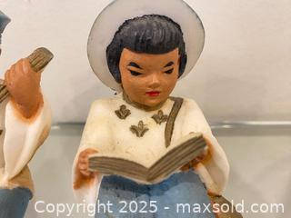 MaxSold Auction: Antique Chalkware Asian Boy and Girl Handmade Carved Figurines  - St. Catharines (Ontario, Canada) SELLER MANAGED Estate Sale Online Auction - Monique Crescent