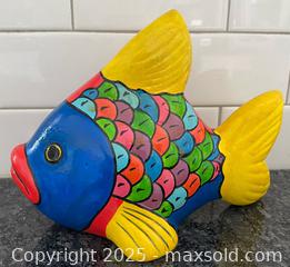 MaxSold Auction: Vintage Large Folk Art Fish Pottery 1993 - St. Catharines (Ontario, Canada) SELLER MANAGED Estate Sale Online Auction - Monique Crescent