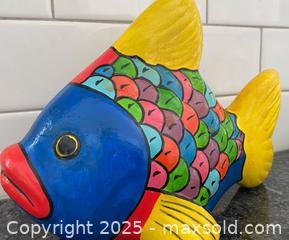 MaxSold Auction: Vintage Large Folk Art Fish Pottery 1993 - St. Catharines (Ontario, Canada) SELLER MANAGED Estate Sale Online Auction - Monique Crescent