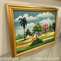 MaxSold Auction: Vintage Original Oil on Canvas Landscape Signed by Artist  - St. Catharines (Ontario, Canada) SELLER MANAGED Estate Sale Online Auction - Monique Crescent