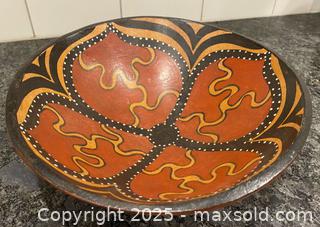MaxSold Auction: Vintage Tribal Hand Carved and Painted African Wood Bowl  - St. Catharines (Ontario, Canada) SELLER MANAGED Estate Sale Online Auction - Monique Crescent
