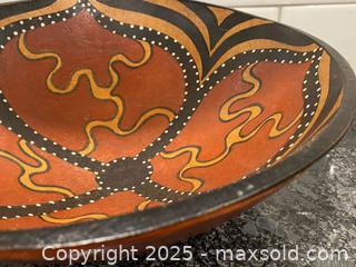 MaxSold Auction: Vintage Tribal Hand Carved and Painted African Wood Bowl  - St. Catharines (Ontario, Canada) SELLER MANAGED Estate Sale Online Auction - Monique Crescent