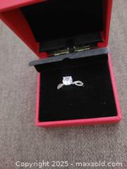 MaxSold Auction: Moissanite ring with gems  - Brampton (Ontario, Canada) SELLER MANAGED Downsizing Online Auction - Elizabeth Street North (STORAGE)