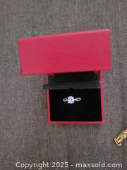 MaxSold Auction: Moissanite ring with gems  - Brampton (Ontario, Canada) SELLER MANAGED Downsizing Online Auction - Elizabeth Street North (STORAGE)
