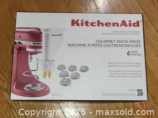 MaxSold Auction: KitchenAid Attachment Pasta Shaper New in Box Complete - Toronto (Ontario, Canada) SELLER MANAGED Downsizing Online Auction - McAdam Avenue