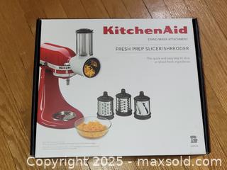 MaxSold Auction: KitchenAid Shredder Attachments New in Box Complete - Toronto (Ontario, Canada) SELLER MANAGED Downsizing Online Auction - McAdam Avenue