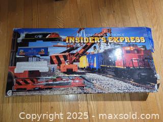 MaxSold Auction: Vintage PC Insider Express HO Train Set Complete - Toronto (Ontario, Canada) SELLER MANAGED Downsizing Online Auction - McAdam Avenue