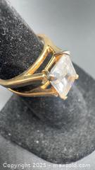 MaxSold Auction: 18k gold plated ring  - Markham (Ontario, Canada) PARTNER MANAGED Downsizing Online Auction - Loring Crescent