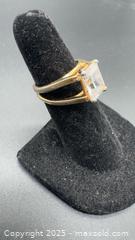 MaxSold Auction: 18k gold plated ring  - Markham (Ontario, Canada) PARTNER MANAGED Downsizing Online Auction - Loring Crescent