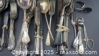 MaxSold Auction: Antique mixed flatware  - Markham (Ontario, Canada) PARTNER MANAGED Downsizing Online Auction - Loring Crescent