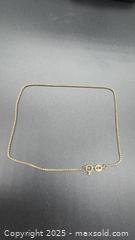 MaxSold Auction: Gold tone sterling silver bracelet or anklet - Markham (Ontario, Canada) PARTNER MANAGED Downsizing Online Auction - Loring Crescent