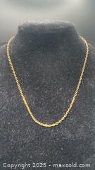 MaxSold Auction: Gold tone sterling silver necklace  - Markham (Ontario, Canada) PARTNER MANAGED Downsizing Online Auction - Loring Crescent