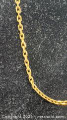 MaxSold Auction: Gold tone sterling silver necklace  - Markham (Ontario, Canada) PARTNER MANAGED Downsizing Online Auction - Loring Crescent