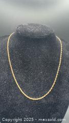 MaxSold Auction: Gold tone sterling silver necklace  - Markham (Ontario, Canada) PARTNER MANAGED Downsizing Online Auction - Loring Crescent