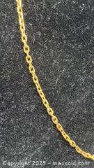 MaxSold Auction: Gold tone sterling silver necklace  - Markham (Ontario, Canada) PARTNER MANAGED Downsizing Online Auction - Loring Crescent