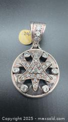 MaxSold Auction: Large heavy sterling silver pendant  - Markham (Ontario, Canada) PARTNER MANAGED Downsizing Online Auction - Loring Crescent