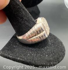 MaxSold Auction: Large sterling silver men’s signet ring  - Markham (Ontario, Canada) PARTNER MANAGED Downsizing Online Auction - Loring Crescent