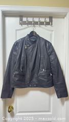 MaxSold Auction: Lauren Ralph Lauren black leather moto jacket - Markham (Ontario, Canada) PARTNER MANAGED Downsizing Online Auction - Loring Crescent