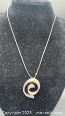 MaxSold Auction: Sterling silver abstract swirl pendant - Markham (Ontario, Canada) PARTNER MANAGED Downsizing Online Auction - Loring Crescent