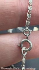 MaxSold Auction: Sterling silver amethyst cross pendant & chain  - Markham (Ontario, Canada) PARTNER MANAGED Downsizing Online Auction - Loring Crescent