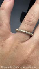 MaxSold Auction: Sterling silver beaded band ring - Markham (Ontario, Canada) PARTNER MANAGED Downsizing Online Auction - Loring Crescent