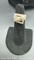 MaxSold Auction: Sterling silver brutalist ring  - Markham (Ontario, Canada) PARTNER MANAGED Downsizing Online Auction - Loring Crescent