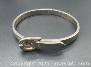 MaxSold Auction: Sterling silver buckle style bracelet - Markham (Ontario, Canada) PARTNER MANAGED Downsizing Online Auction - Loring Crescent