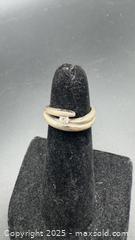 MaxSold Auction: Sterling silver bypass ring with stone - Markham (Ontario, Canada) PARTNER MANAGED Downsizing Online Auction - Loring Crescent