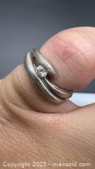 MaxSold Auction: Sterling silver bypass ring with stone - Markham (Ontario, Canada) PARTNER MANAGED Downsizing Online Auction - Loring Crescent