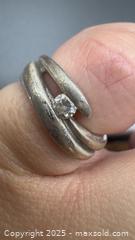 MaxSold Auction: Sterling silver bypass ring with stone - Markham (Ontario, Canada) PARTNER MANAGED Downsizing Online Auction - Loring Crescent