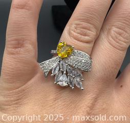 MaxSold Auction: Sterling silver cocktail ring - Markham (Ontario, Canada) PARTNER MANAGED Downsizing Online Auction - Loring Crescent